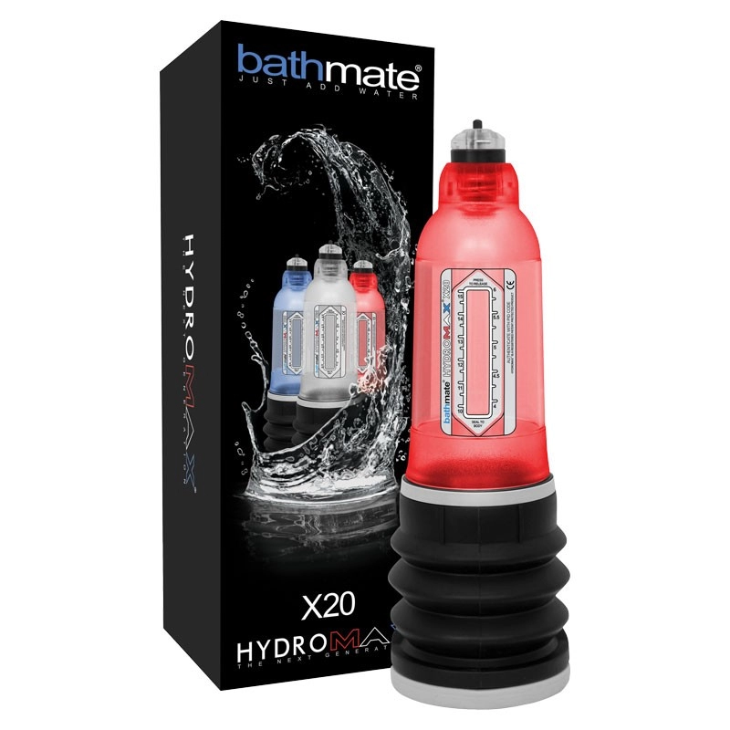 Bathmate Hydromax X20 penis pump - Red