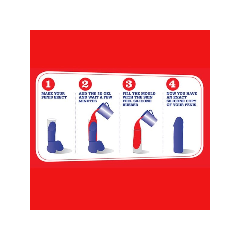 Cloneboy Kit Dildo Black - godemichet à fabriquer