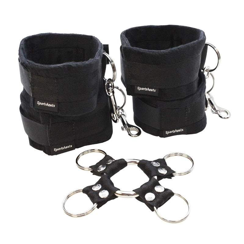 Fesselkit Hog Tie & Cuff Set - Sportsheets