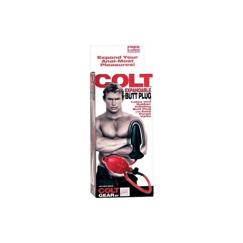 Plug anale gonfiabile Latex - Colt Expandable Butt Plug