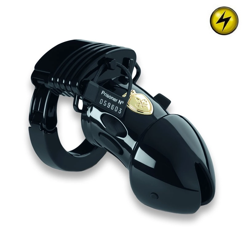 Cock Cage Public Enemy No 1 Black Edition - Mystim