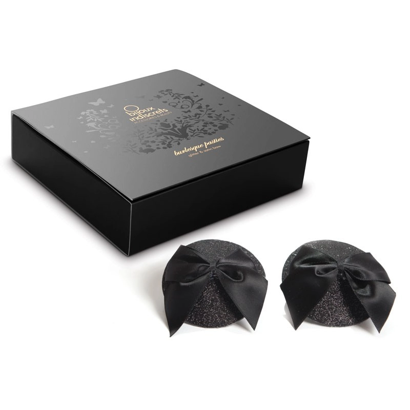 Burlesque Shini Rund Nippelabdecker Schwarz